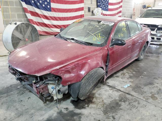 1G2NE52E45M239956 - 2005 PONTIAC GRAND AM S RED photo 2
