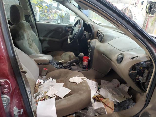 1G2NE52E45M239956 - 2005 PONTIAC GRAND AM S RED photo 5