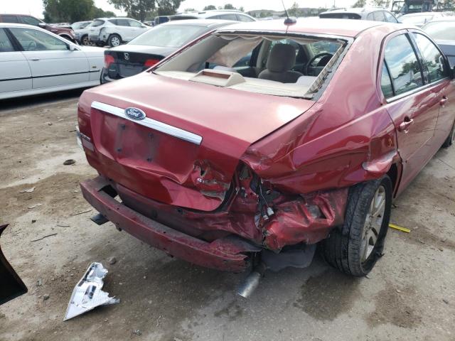 3FAHP08119R151282 - 2009 FORD FUSION SEL RED photo 9