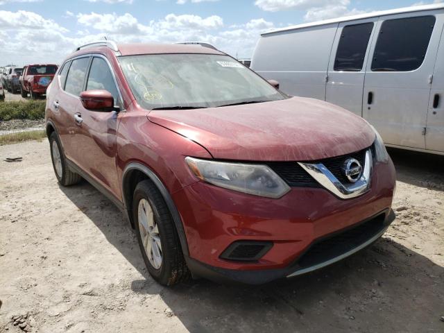 KNMAT2MT7GP659545 - 2016 NISSAN ROGUE RED photo 1
