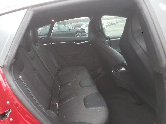 5YJSA1E10HF203142 - 2017 TESLA MODEL S წითელი ფოტო 6