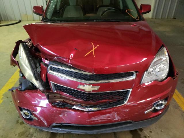 2GNALPEK5D6374705 - 2013 CHEVROLET EQUINOX LT MAROON photo 7