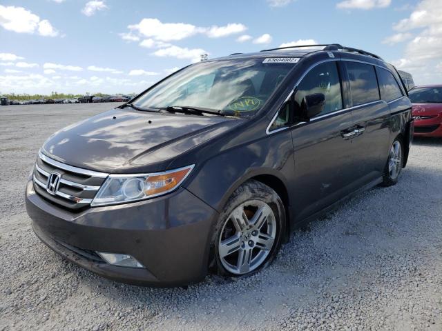 5FNRL5H92BB071686 - 2011 HONDA ODYSSEY TO GRAY photo 2