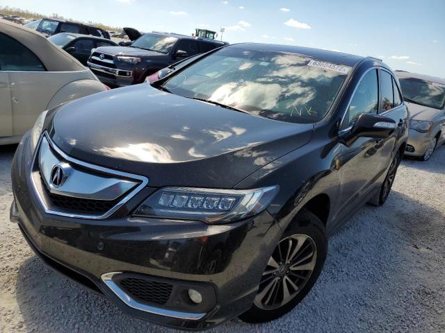 5J8TB3H76GL017776 - 2016 ACURA RDX ADVANC BROWN photo 2