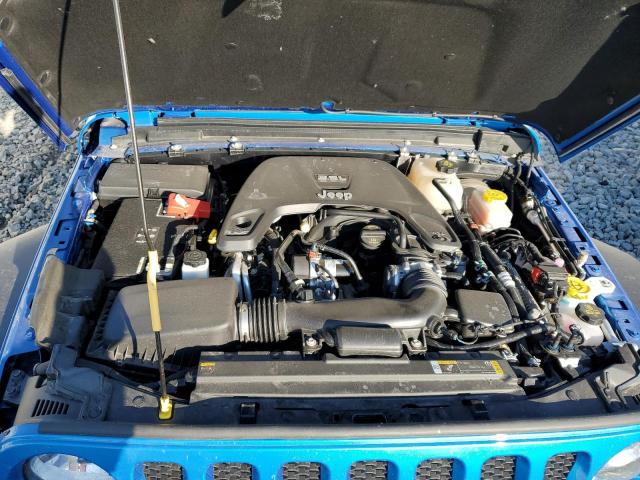 1C4HJXAG5MW801188 - 2021 JEEP WRANGLER S BLUE photo 7