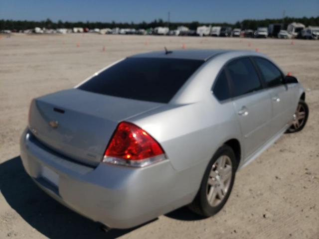 2G1WB5E39E1150116 - 2014 CHEVROLET IMPALA LIM SILVER photo 4