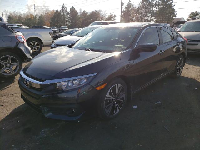 JHMFC1F74JX018388 - 2018 HONDA CIVIC EXL 灰色 照片 2