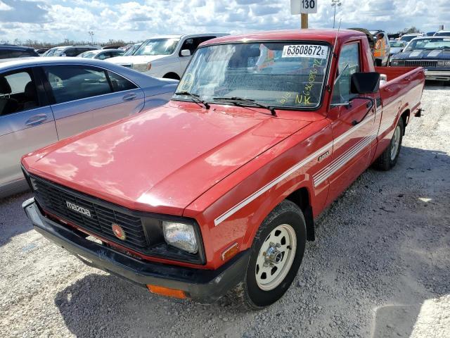 JM2UC1215E0842114 - 1984 MAZDA B2000 RED photo 2