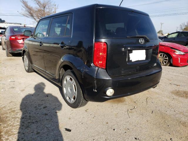 JTLKE50E181029505 - 2008 TOYOTA SCION XB შავი ფოტო 3