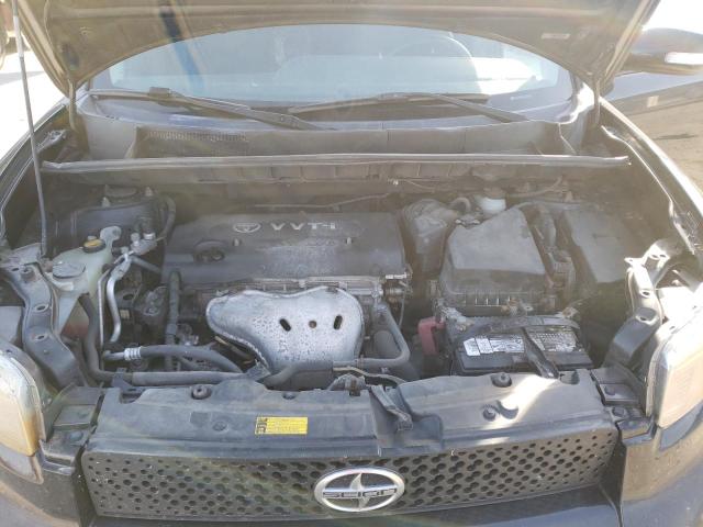 JTLKE50E181029505 - 2008 TOYOTA SCION XB შავი ფოტო 7