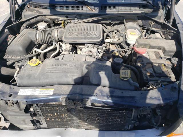 1D7HL48K74S547810 - 2004 DODGE DAKOTA QUA BLUE photo 7