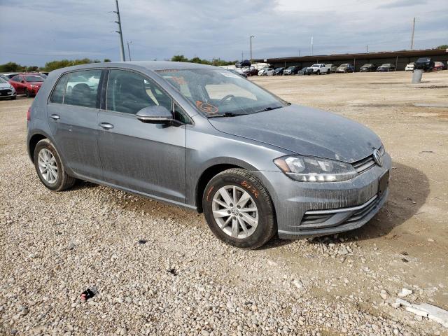 3VWG57AU1KM018417 - 2019 VOLKSWAGEN GOLF S GRAY photo 1