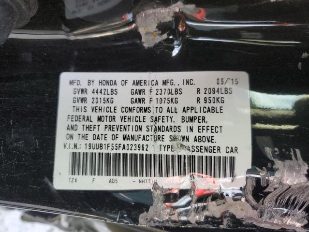 19UUB1F55FA023962 - 2015 ACURA TLX TECH BLACK photo 10