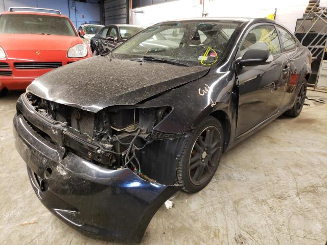 JTKDE167080257967 - 2008 TOYOTA SCION TC BLACK photo 2