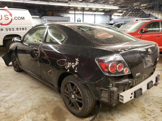 JTKDE167080257967 - 2008 TOYOTA SCION TC BLACK photo 3