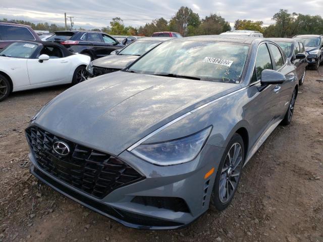 5NPEH4J22LH049987 - 2020 HYUNDAI SONATA LIM GRAY photo 2