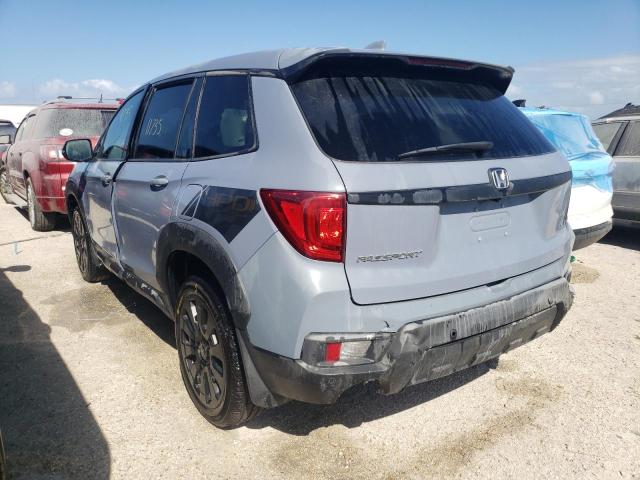 5FNYF7H53NB002747 - 2022 HONDA PASSPORT E 蓝色 照片 3