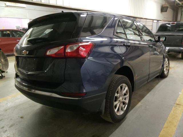 3GNAXHEV0JS515147 - 2018 CHEVROLET EQUINOX LS BLUE photo 4