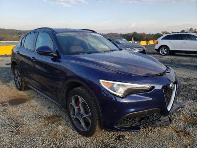 ZASFAKPN0J7B92217 - 2018 ALFA ROMEO STELVIO SP BLUE photo 1