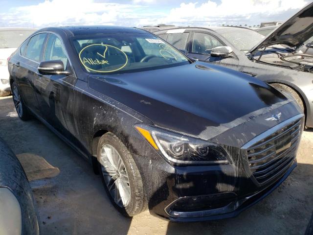 KMHGN4JE6KU300201 - 2019 GENESIS G80 BASE BLACK photo 1