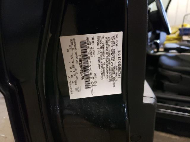 1FAHP36N49W226710 - 2009 FORD FOCUS SES BLACK photo 10