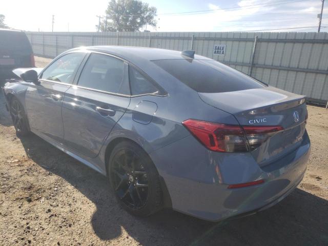 2HGFE2F53NH509630 - 2022 HONDA CIVIC SPOR GRAY photo 3
