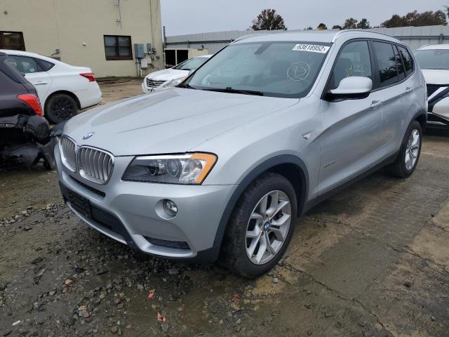 5UXWX9C56D0A31570 - 2013 BMW X3 XDRIVE2 SILVER photo 2