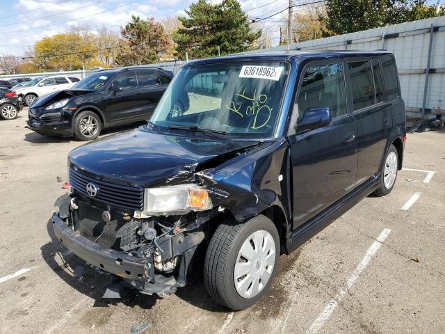 JTLKT324764092974 - 2006 TOYOTA SCION XB შავი ფოტო 2