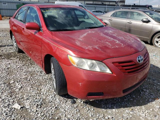 4T1BE46K87U171765 - 2007 TOYOTA CAMRY CE RED photo 1