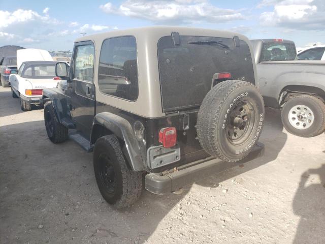 1J4FA59S53P349802 - 2003 JEEP WRANGLER / BLACK photo 3