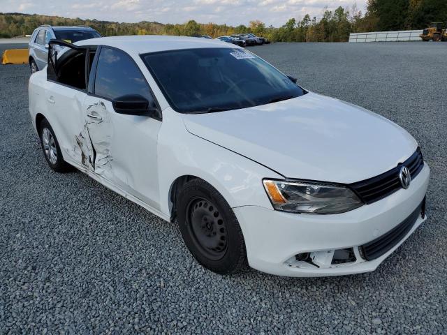 3VW2K7AJ7EM445369 - 2014 VOLKSWAGEN JETTA BASE 白色 照片 1