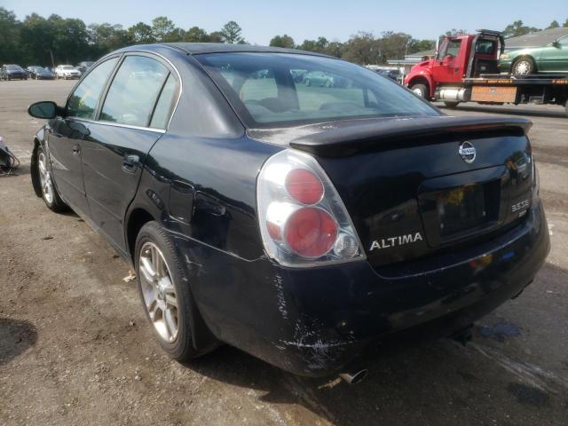 1N4BL11D76C128174 - 2006 NISSAN ALTIMA SE BLACK photo 3