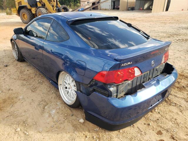 JH4DC53013S002610 - 2003 ACURA RSX TYPE-S BLUE photo 3