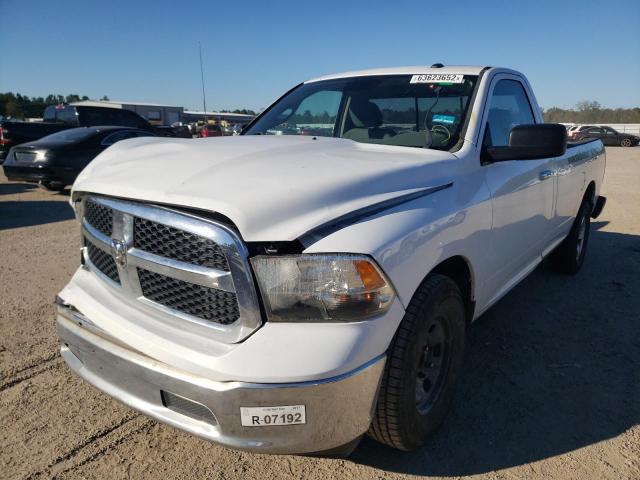 3C6JR6EP4DG502957 - 2013 RAM 1500 SLT WHITE photo 2