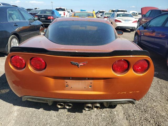 1G1YZ26E195112533 - 2009 CHEVROLET CORVETTE Z ORANGE photo 6