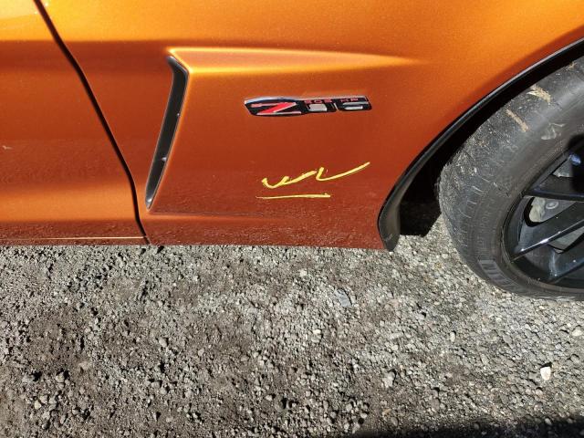 1G1YZ26E195112533 - 2009 CHEVROLET CORVETTE Z ORANGE photo 9