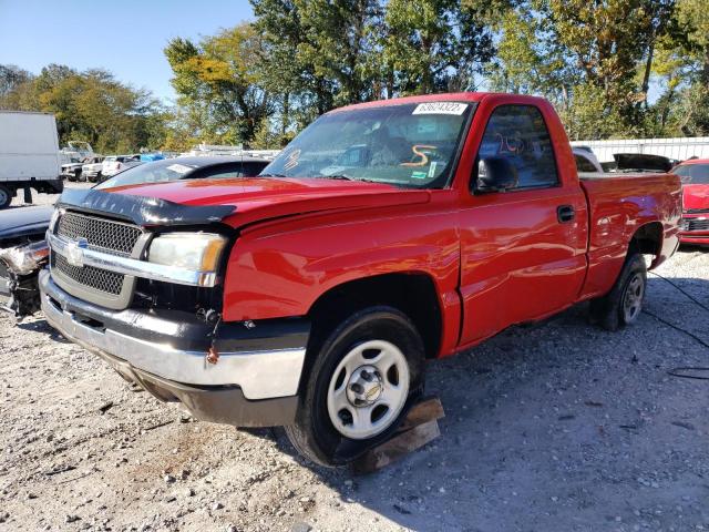 1GCEK14VX3Z280554 - 2003 CHEVROLET SILVERADO2 RED photo 2