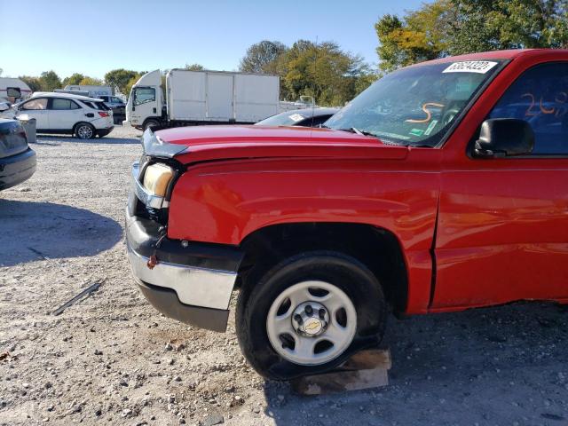 1GCEK14VX3Z280554 - 2003 CHEVROLET SILVERADO2 RED photo 9