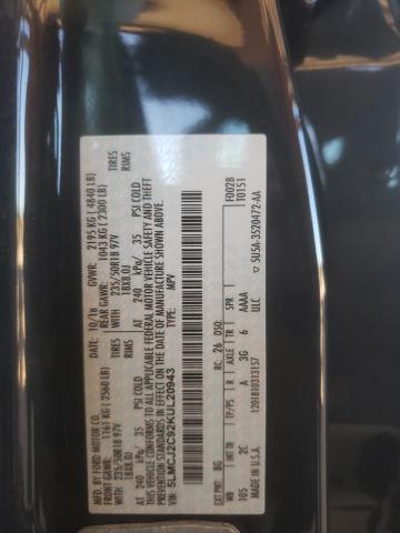 5LMCJ2C92KUL20943 - 2019 LINCOLN MKC SELECT ნაცრისფერი ფოტო 10