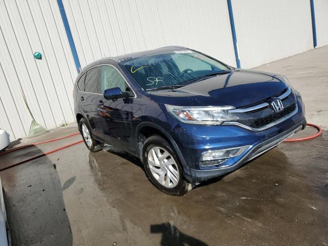 2HKRM4H72GH714973 - 2016 HONDA CR-V EXL BLUE photo 1