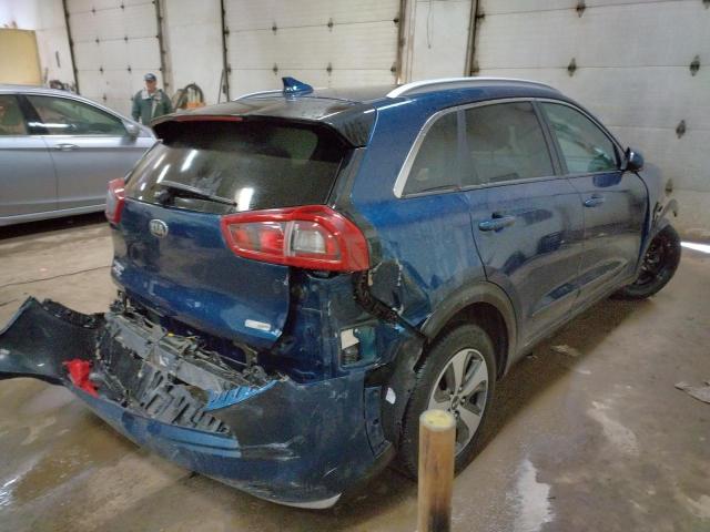 KNDCB3LC3J5142328 - 2018 KIA NIRO FE BLUE photo 4