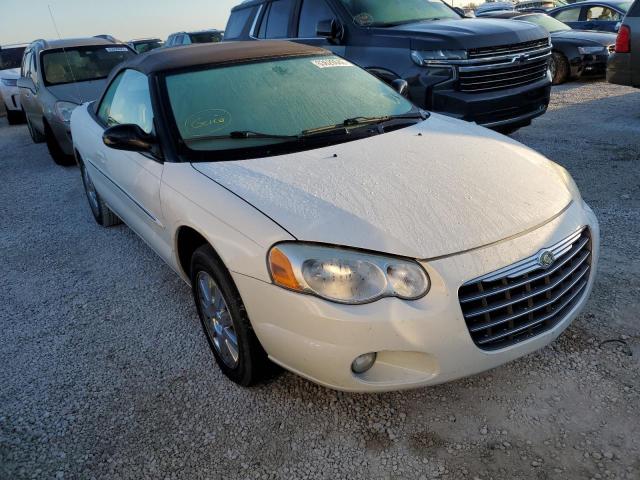 1C3EL65R94N273927 - 2004 CHRYSLER SEBRING LI WHITE photo 1