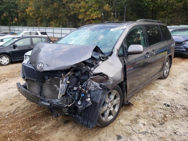 5TDXK3DCXBS059426 - 2011 TOYOTA SIENNA SPO GRAY photo 2