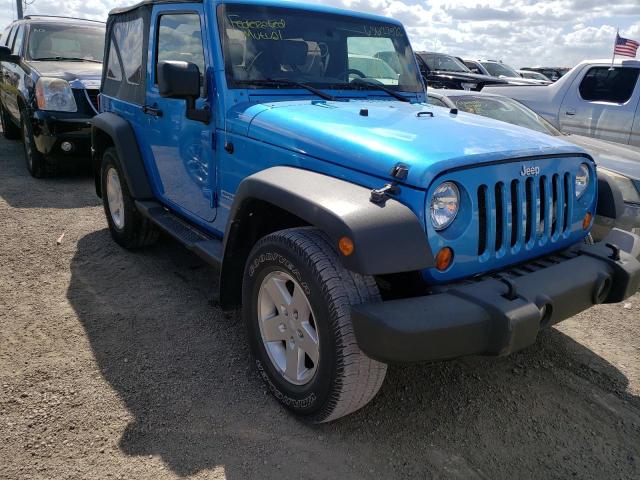 1J4AA2D18AL101412 - 2010 JEEP WRANGLER S BLUE photo 1
