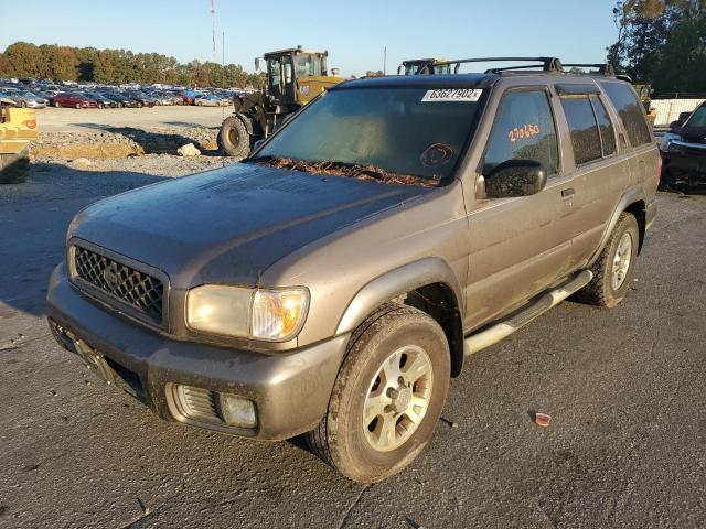 JN8DR09X41W566415 - 2001 NISSAN PATHFINDER BROWN photo 2