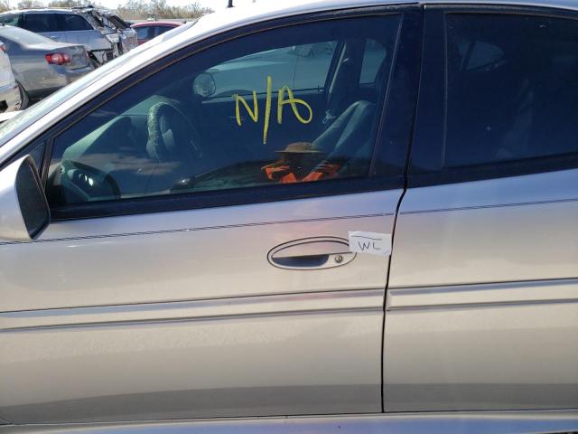 2G2WR544851213692 - 2005 PONTIAC GRAND PRIX ვერცხლისფერი ფოტო 9