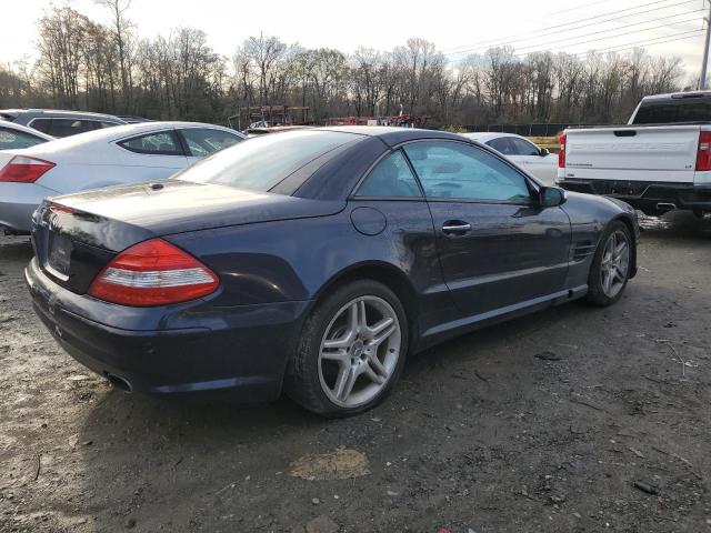 WDBSK71F67F132040 - 2007 MERCEDES-BENZ SL 550 BLUE photo 3