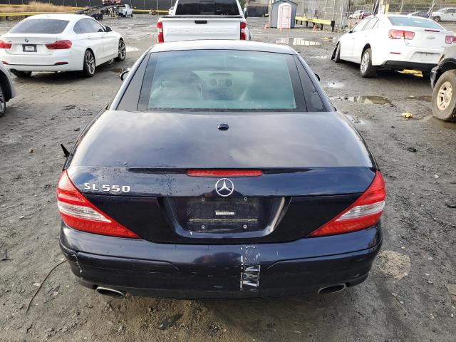 WDBSK71F67F132040 - 2007 MERCEDES-BENZ SL 550 BLUE photo 6