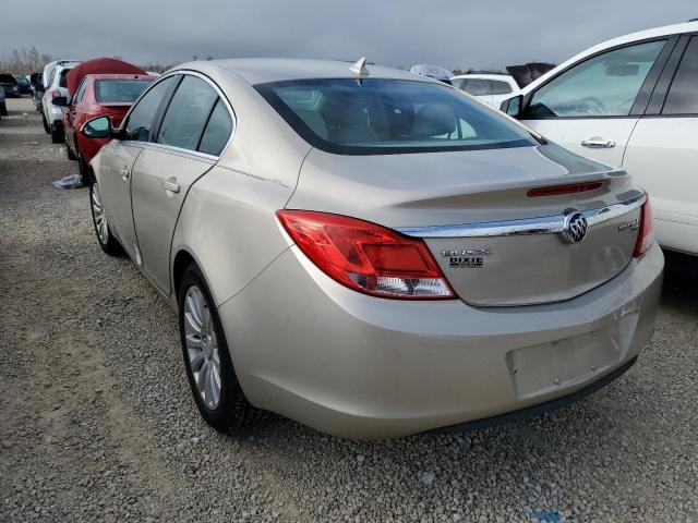 2G4GN5EC6B9183926 - 2011 BUICK REGAL CXL GOLD photo 3