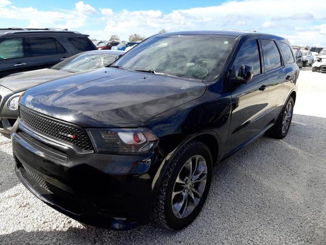 1C4RDHDG0KC549622 - 2019 DODGE DURANGO GT BLACK photo 2